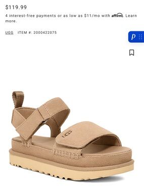 UGG Women’s Goldenstar Sandals